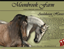 Tablet Screenshot of moonbrookfarm.com